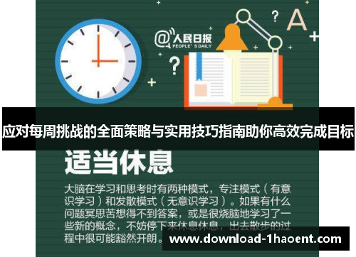 应对每周挑战的全面策略与实用技巧指南助你高效完成目标